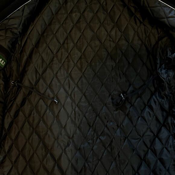 Lauren Ralph Lauren Wool Blend Field Coat 42L Interior Drawstring Button & Zip - Picture 3 of 7